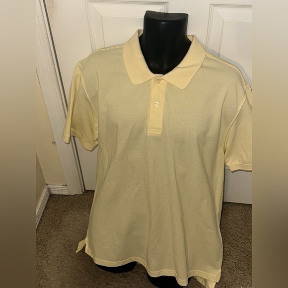 St. John's Bay Other - Men’s Pre Own As Is St Johns Bay XL Size Yellow Polo Shirt Cotton